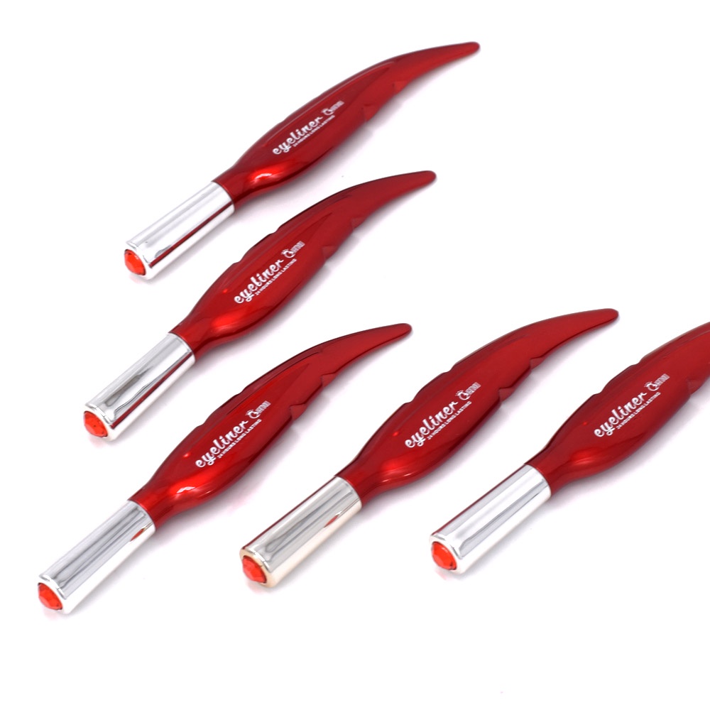 Eyeliner Qianxiu Waterproof Tahan Air 24 Jam Long Lasting Spidol Daun