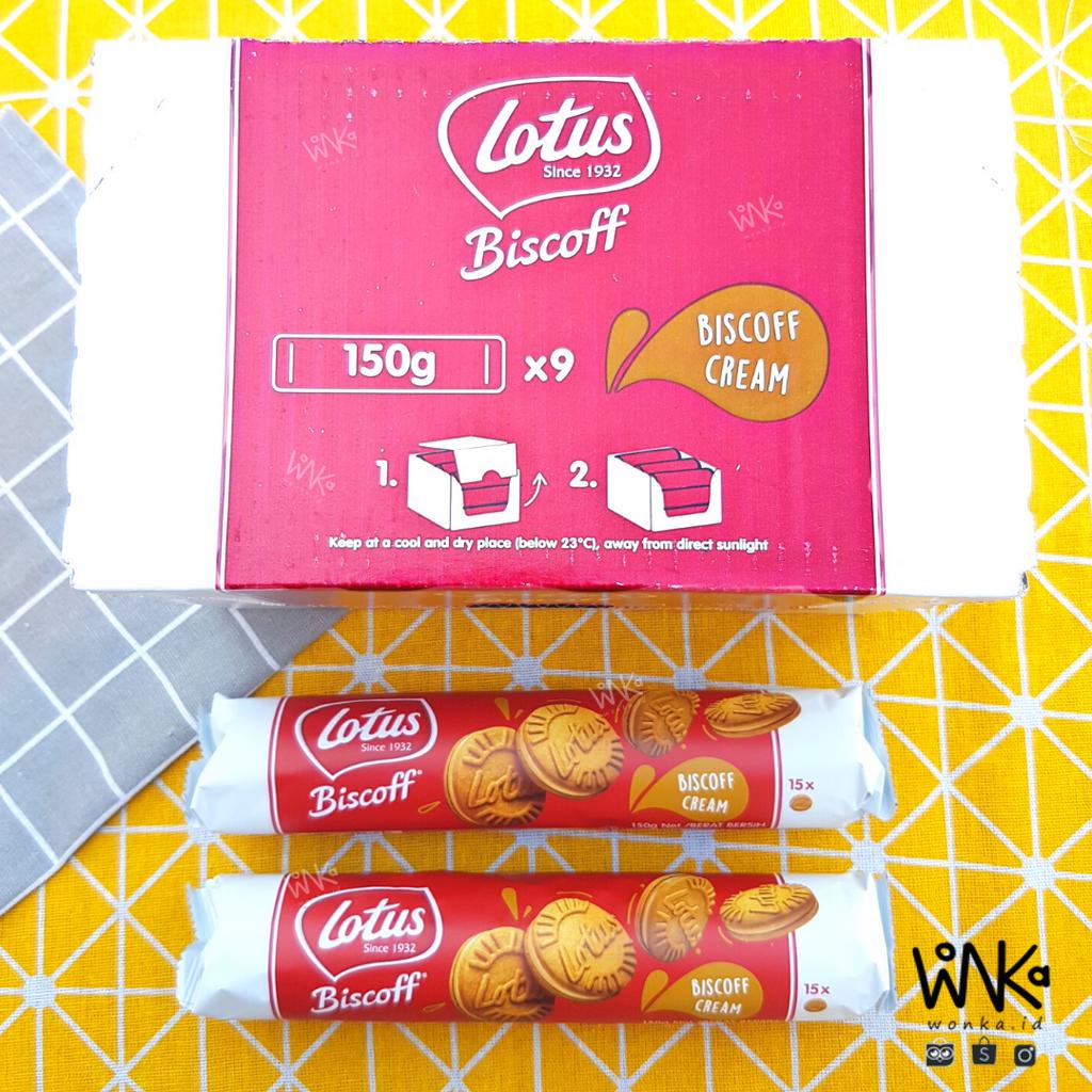 Lotus Biscoff Biscuit Sandwich Roll 150 gr - Lotus Biscuit Cookies