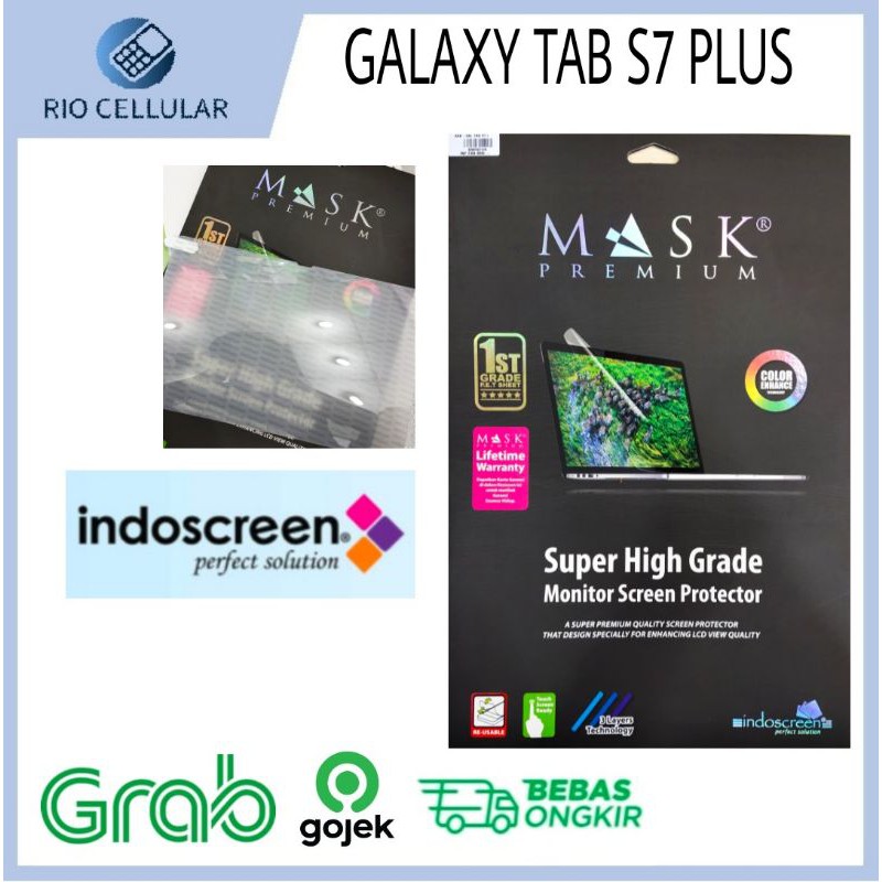 Samsung Galaxy Tab S7 Plus Anti Break Mask Premium Indoscreen