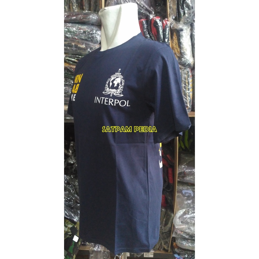 Kaos Katun Interpol TBC Combed - Kaos Pria Interpol