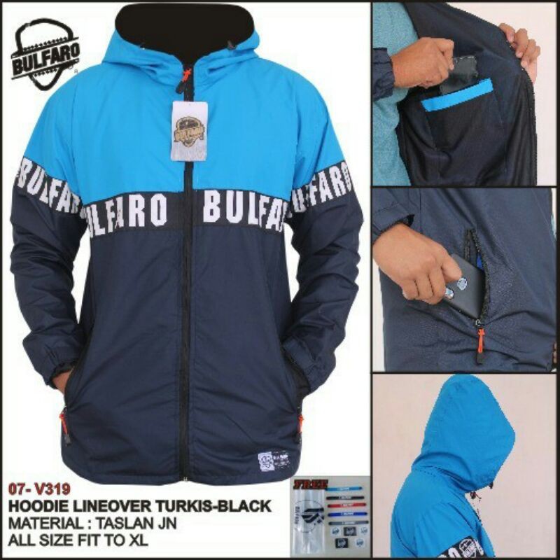 Promo Jaket Gunung Tahan Air Taslan PREMIUM Pria &amp; Wanita - Jekat Hoodie Outdoor Waterproof Dewasa