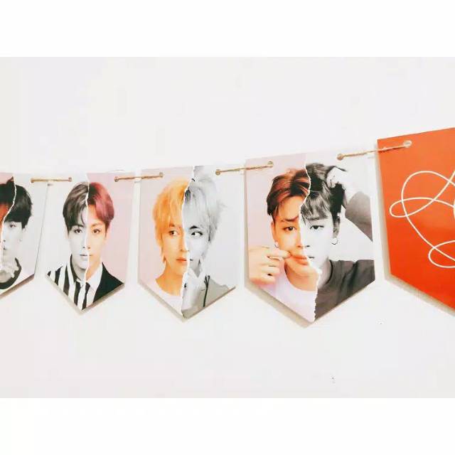 BUNTING FLAG BTS