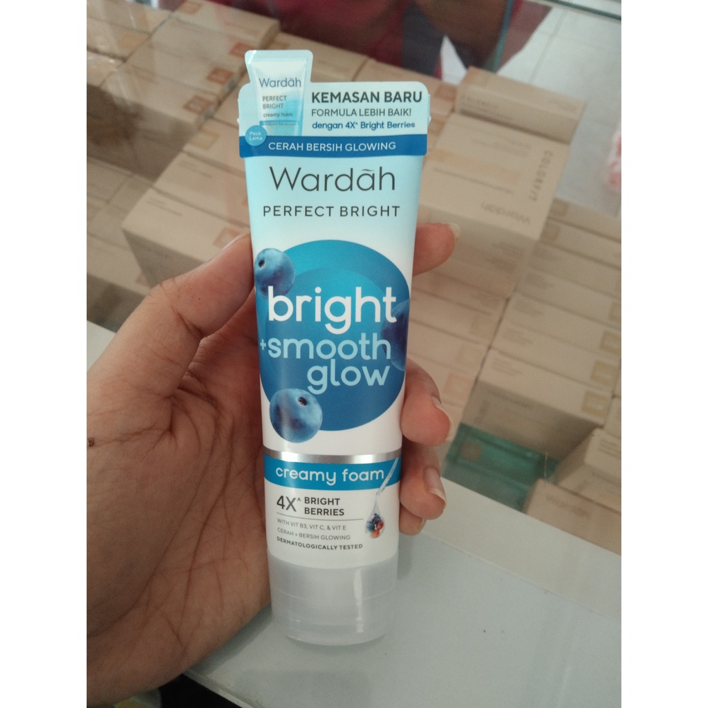 Wardah perfect bright creamy foam bright+smoothing 60ml