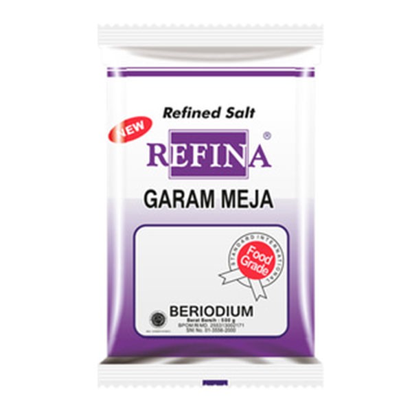 

Refina Garam Meja Ref 500 Gr