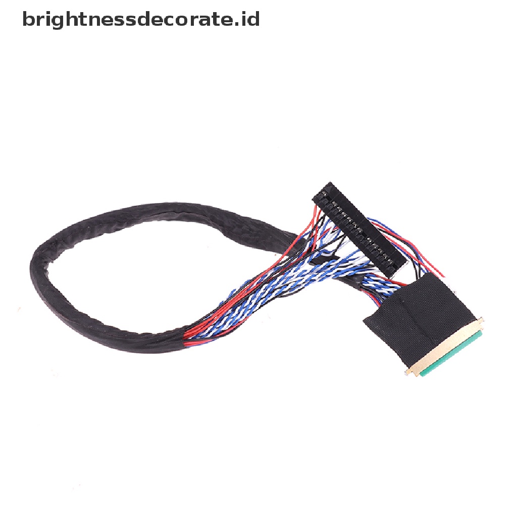 Kabel Panel Lcd Led Lvds I-Pex 20453-040t-11 40pin 2ch 6bit Untuk 10.1-18.4 Inch