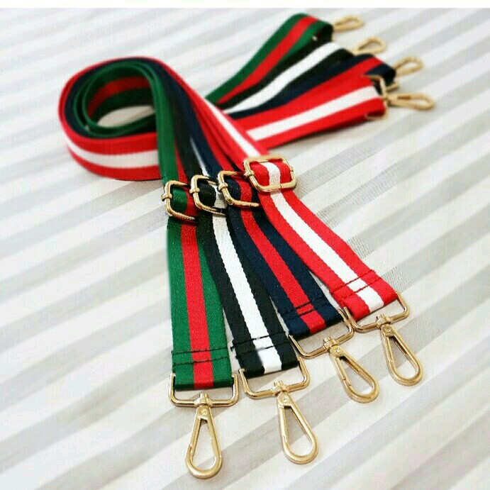 TERMURAH IMPORT LONG STRAP BAG GUCCI ADJUSTABLE OFF WHITE TALI TAS PREMIUM TALI TAS SLING BAG