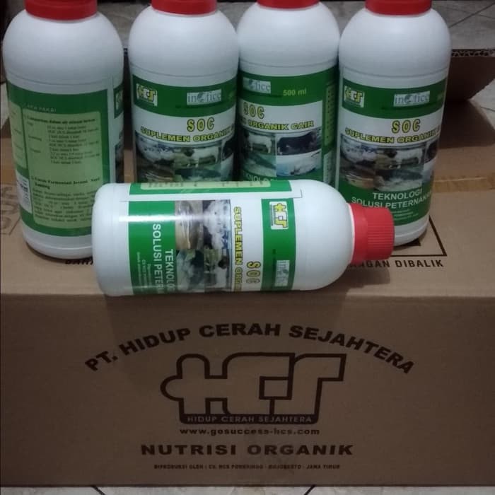 SOC Suplemen Organik Cair dr PT. HCS.