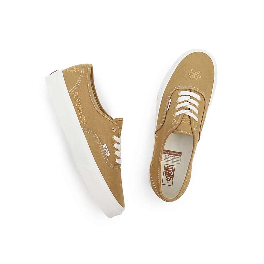 SEPATU VANS OFF THE WALL | AUTHENTIC ECO THEORY MUSTARD GOLD WHITE