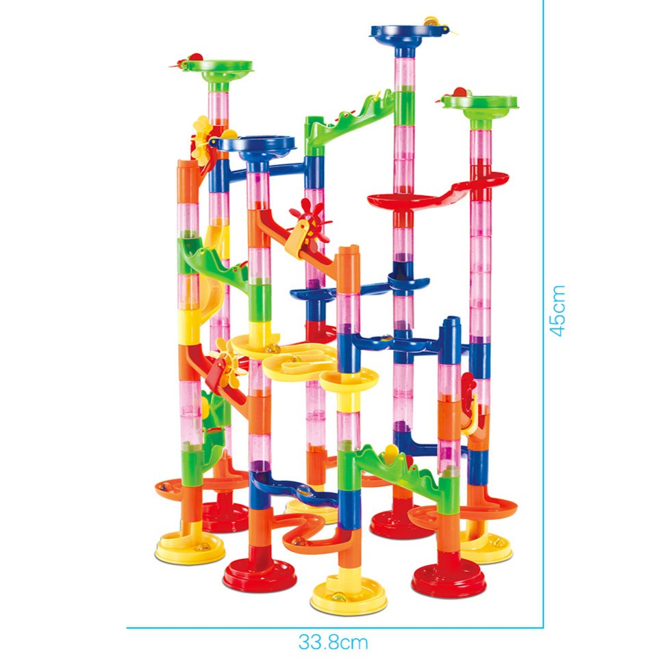 [JUALSEMUA18](678-7)105pcs Marble Run Adventure / Mainan Rail Bola Pertualang