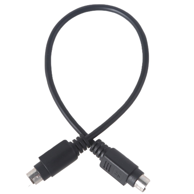 Vivi Kabel Keyboard / Mouse Mini PS / 2 6 Pin Male to Male M / M Panjang 1ft / 11.81 &quot;Untuk PC Mac Linux