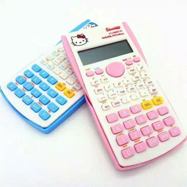 

KALKULATOR SEKOLAH HELLO KITTY SCIENTIFIC / ILMIAH / SAINS / FISIKA / KIMIA / MTK