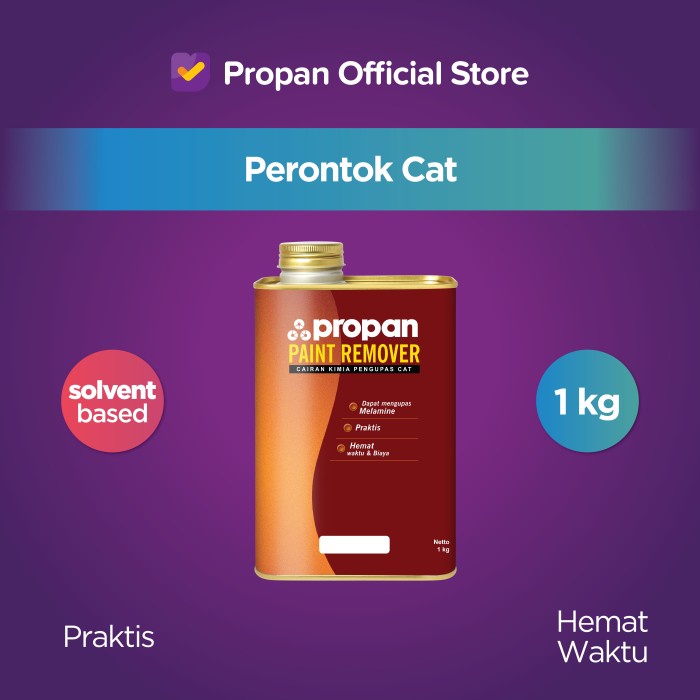 

kayucat- penghapus perontok cat melamine pu epoxy propan paint remover 1kg -cat kayu