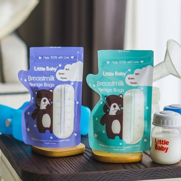 Little Baby Thums Style Breastmilk Storage Bags - Kantong Asi 200ml [30pcs]