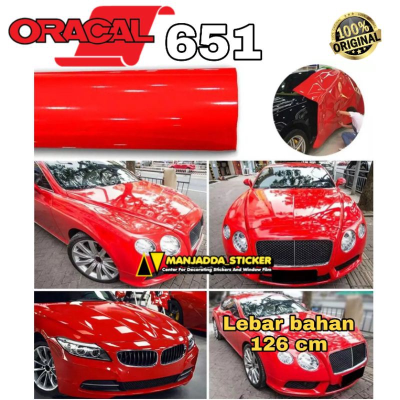 STIKER SKOTLET MOTOR DAN MOBIL / STICKER SCOTLITE MERAH FERARI MENGKILAP