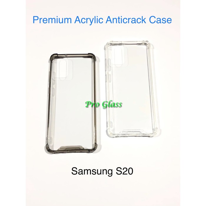 Samsung S20 / S20+ / S20 ULTRA  Anticrack / Anti Crack / ACRYLIC Case Silicone Premium