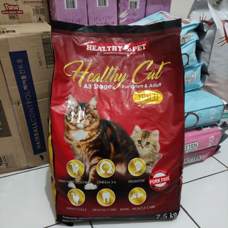 healthy cat pet all stage kitten and adult gold 7.5kg 7.5 kg