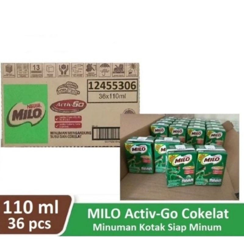 

Milo UHT Active Go 110ml 1dus