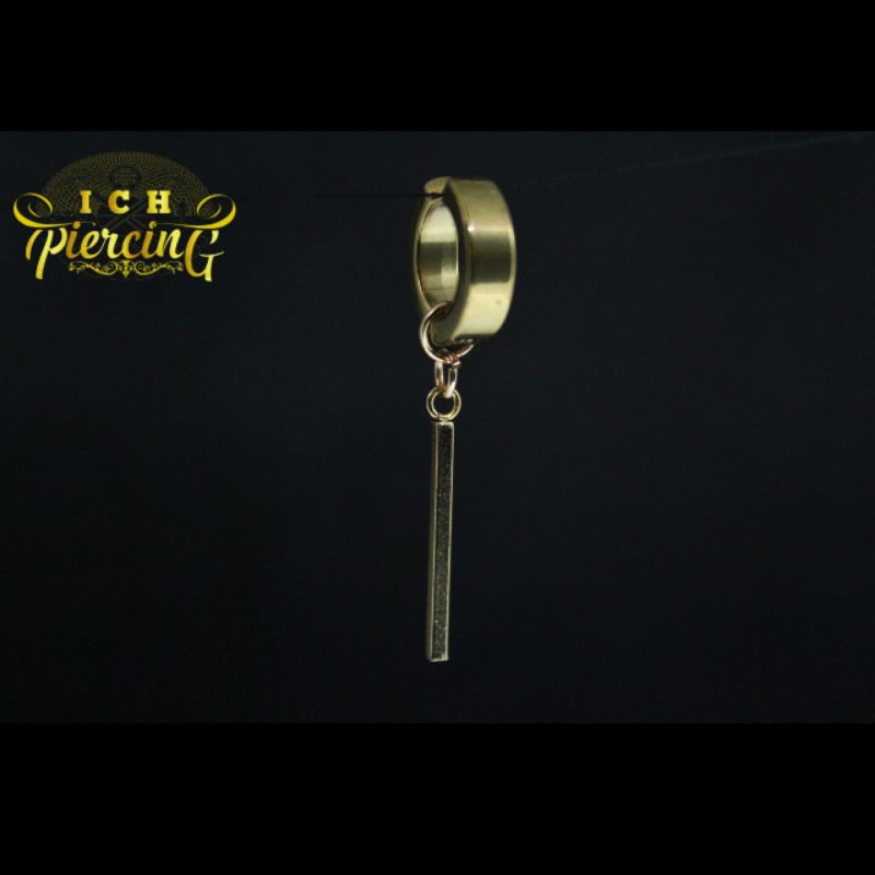 IP-B ANTING JEPIT DAN TINDIK ALA KOREA / ANTING KOREA BATANG KOTAK 1