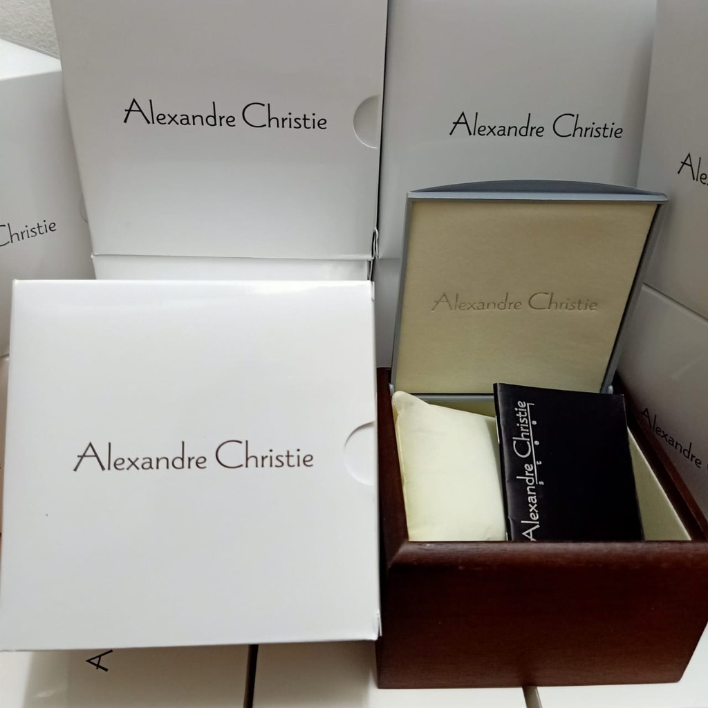 ORIGINAL Jam Tangan Pria Alexandre Christie Leather AC 6576 / AC6576 / 6576 Garansi Resmi 1 Tahun.