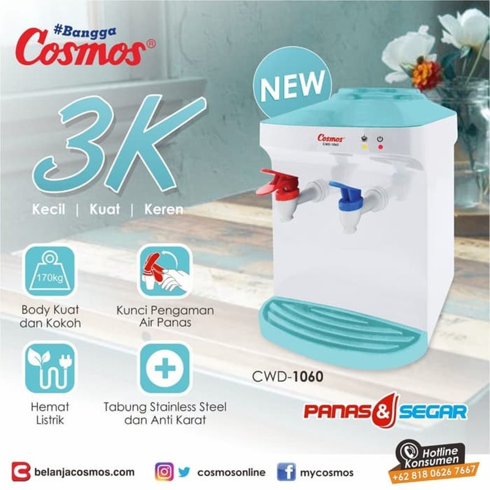 Cosmos CWD 1060 Dispenser 100% ORI / Dispenser Cosmos CWD-1060