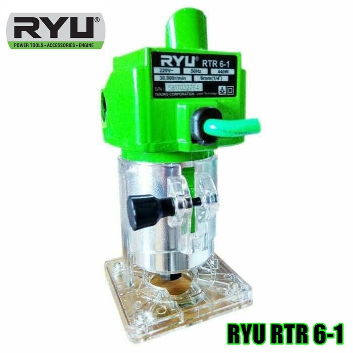 Mesin Router Trimmer RYU Profil Kayu Wood RTR 6 - 1 By Tekiro