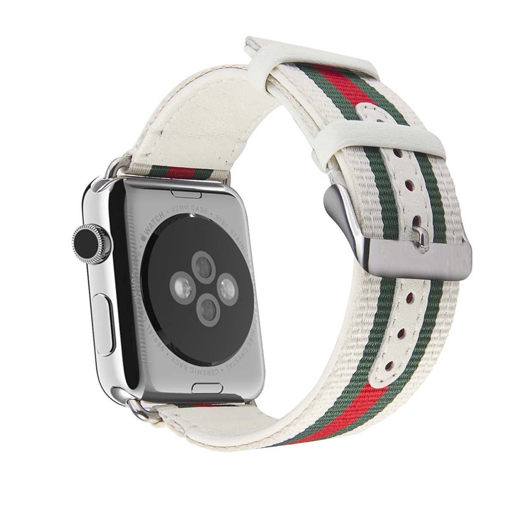 Tali Retro Strap Jam Tangan Apple Watch 38mm 40mm 42mm 44mm