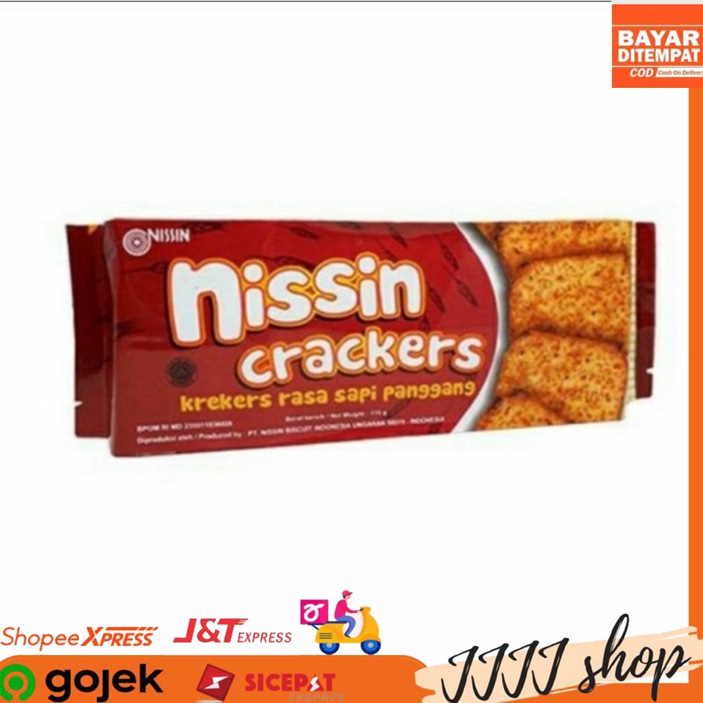 

Nissin Crackers Cemilan Snack Kreker Biskuit rasa Sapi Panggang 115gr