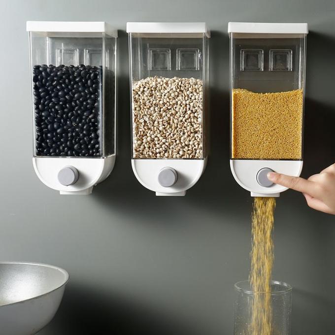 

Promo Awal tahun Dispenser Beras Sereal Gandum Kacang Snack Wadah Automatic Container Promo Awal tahun