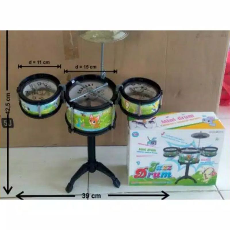 mainan drumband anak set mainan drumband mini drumjazz