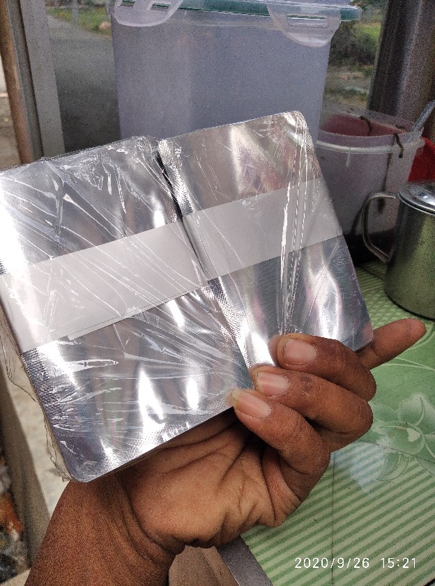 Sachet Transmetz 25g Kombinasi Foil Silver Bening Kemasan