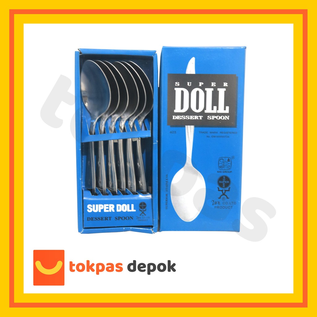 Sendok Makan Doll 403 dan Garpu Makan Doll 401 - Sendok Makan