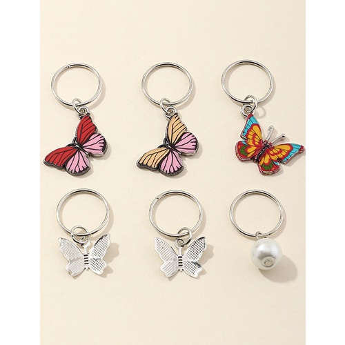 LRC Aksesoris Rambut Fashion Butterfly Butterfly Acrylic Alloy P3470X