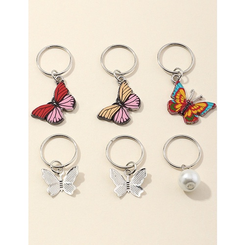 LRC Aksesoris Rambut Fashion Butterfly Butterfly Acrylic Alloy P3470X