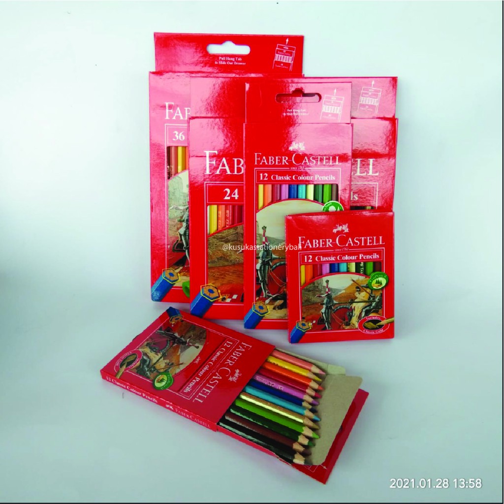 

Pensil Warna 36 & 48 CLASSIC FABER CASTELL