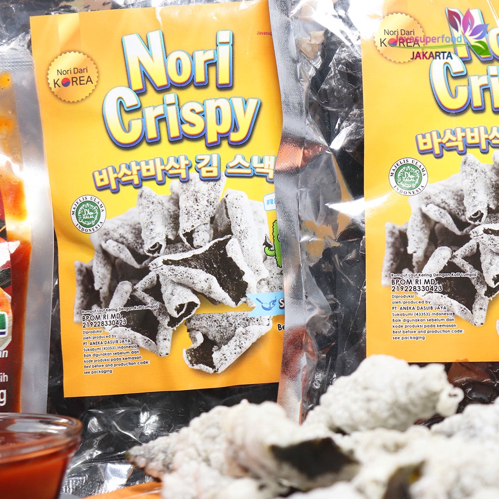 Nori Crispy Seaweed Snack Rumput Laut Kering Krispi 50g