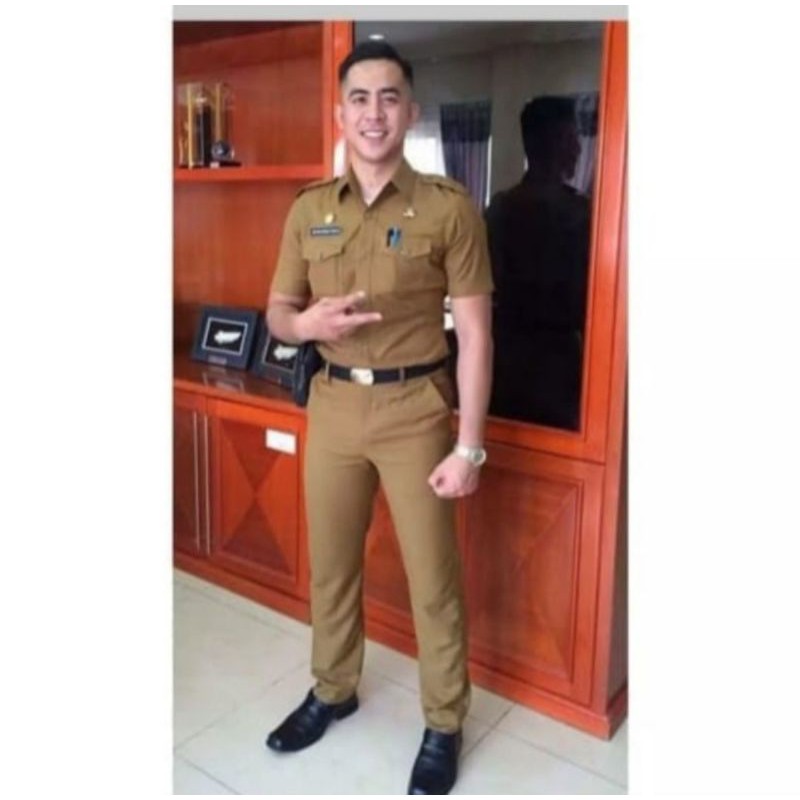 seragam pemda/setelan pns satu set baju dan celana/baju pns