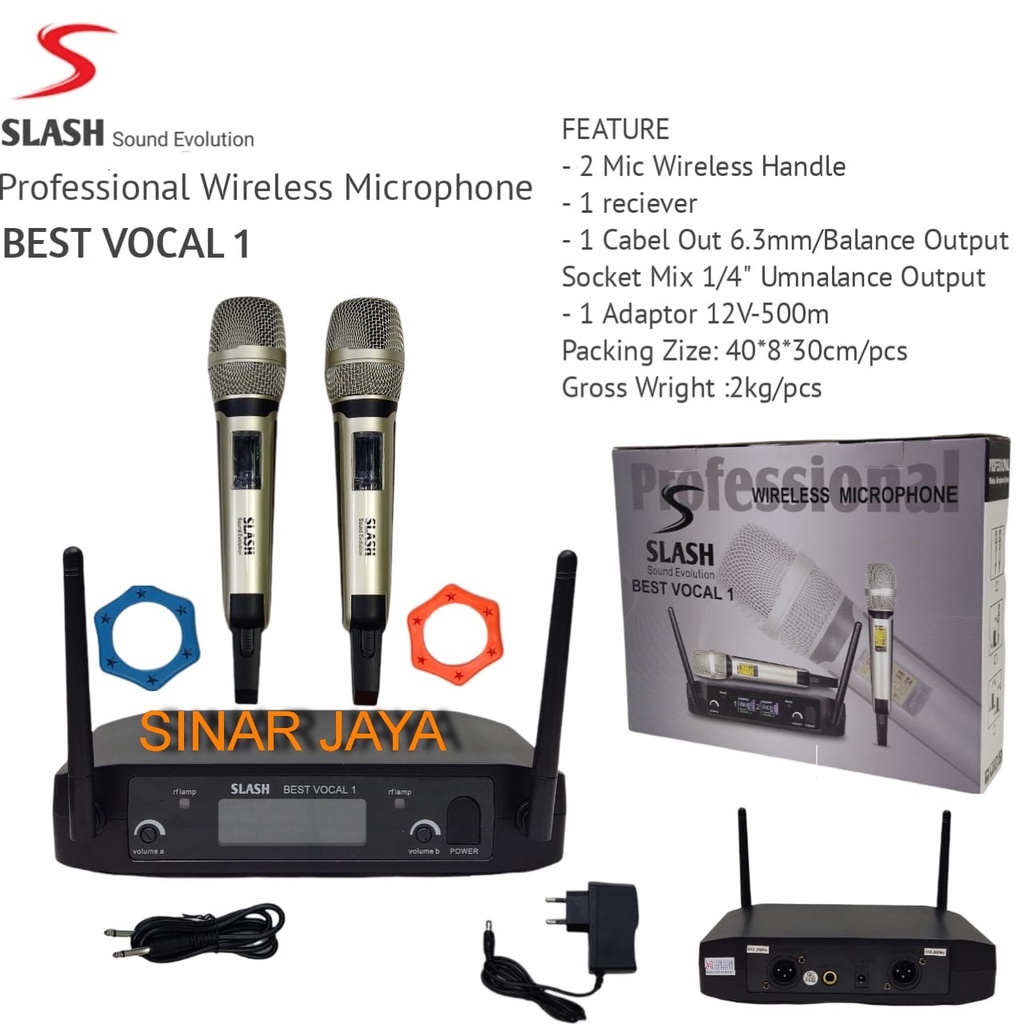 MIC WIRELESS SLASH BEST VOCAL1 ORIGINAL MIC WIRELESS SLASH BEST VOCAL 1