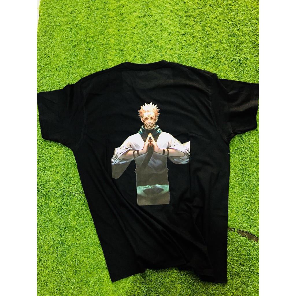 Tshirt Jujutsu Kaisen Ryomen Sukuna Fukuma Mizushi Black Anime Manga