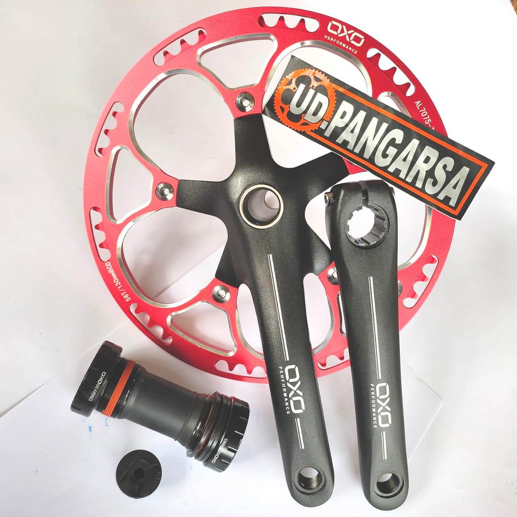 Crankset OXO Crank Single Hollowtech ll 2 Crank Arm 56t 56 t 53t Sepeda