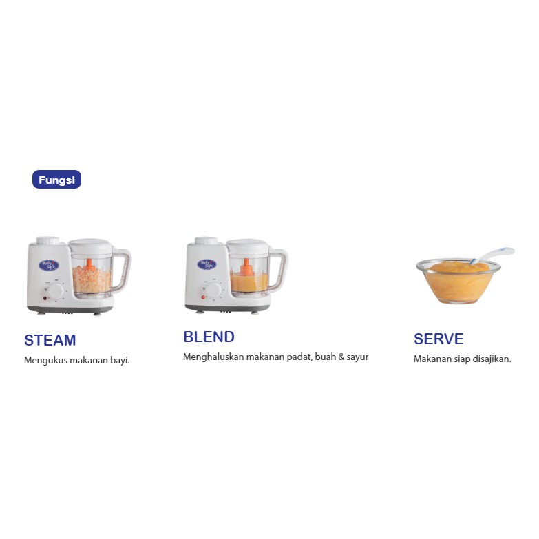 Baby Safe Food Maker Steam Blend Serve LB003