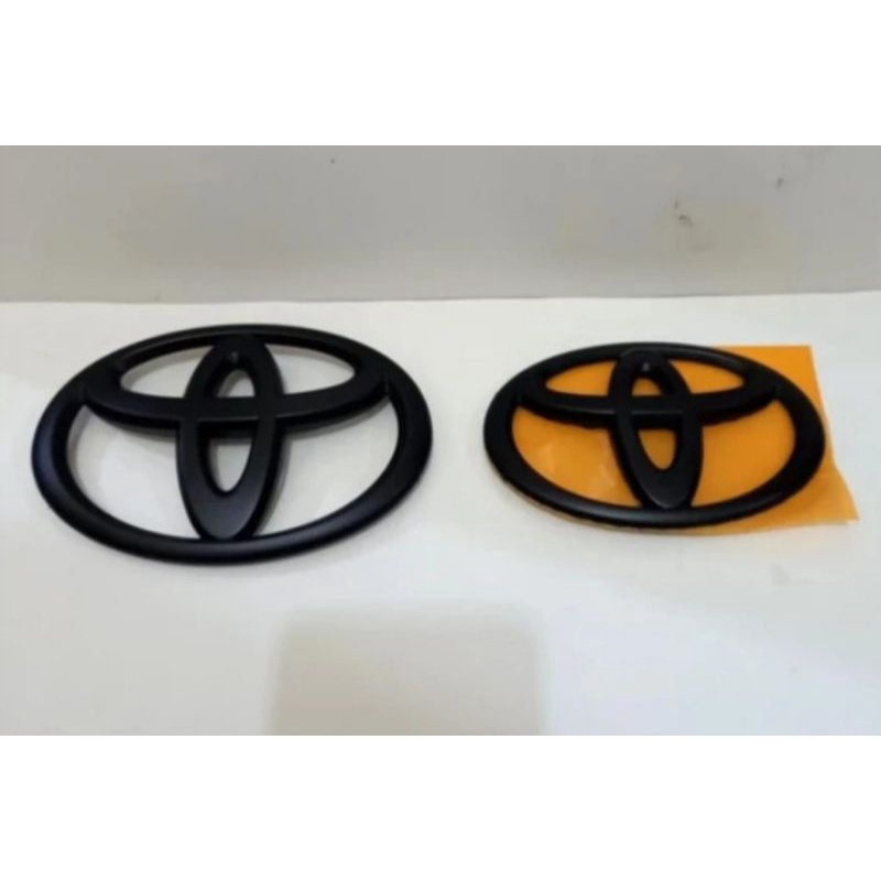 Jual Emblem Logo Grill Depan Toyota Raize Hitam Doff Hitam Glossy