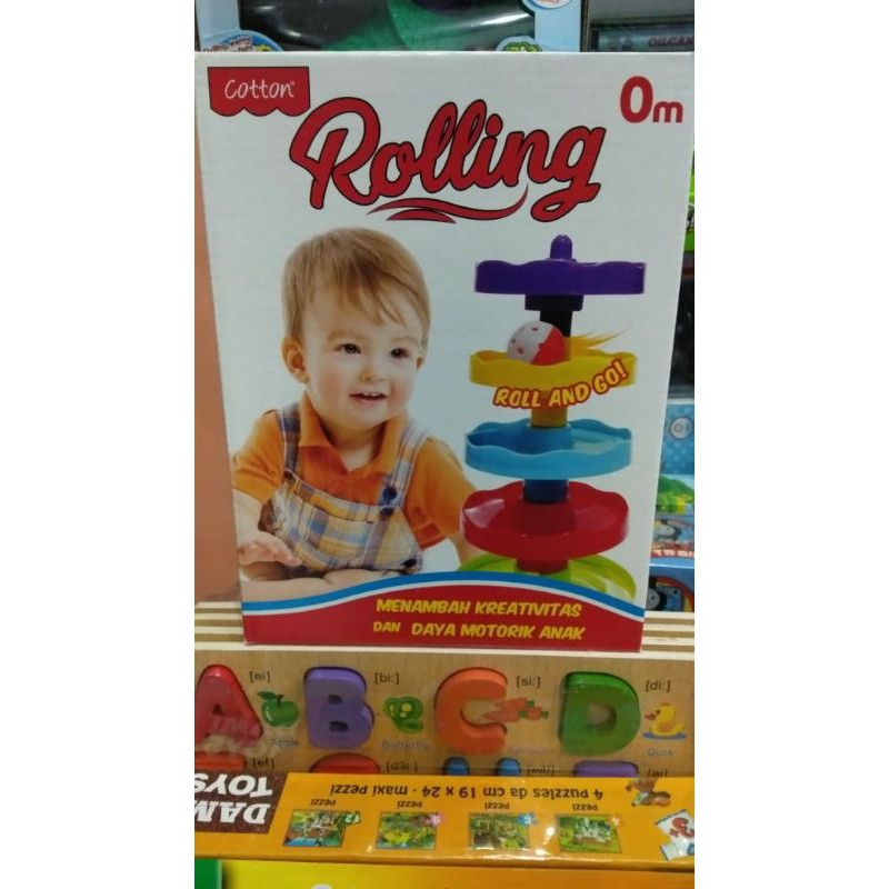 CUTTON ROLLING MAINAN BAYI BOLA