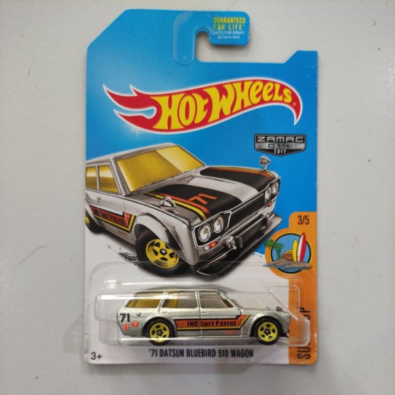 Hot Wheels Datsun Bluebird 510 Wagon Zamac Surf Patrol