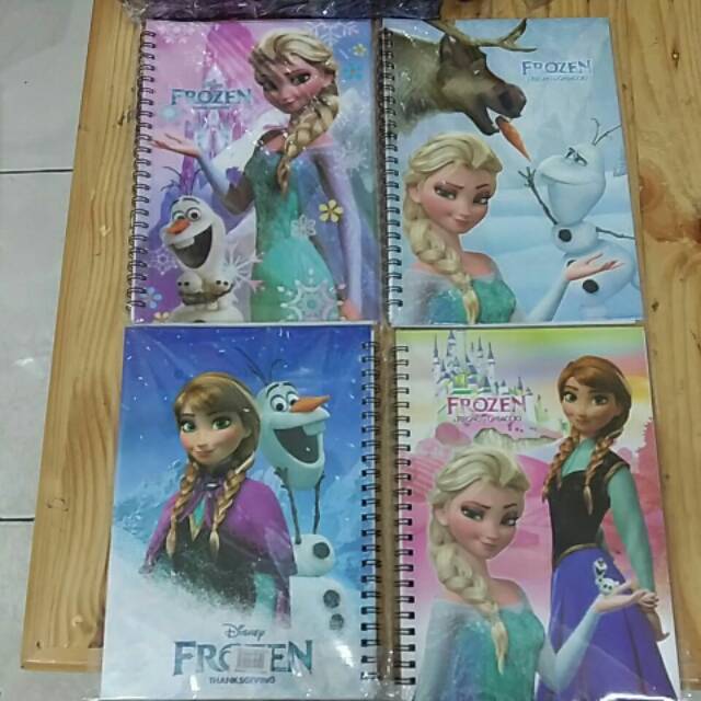 

Buku Catatan motif Frozen