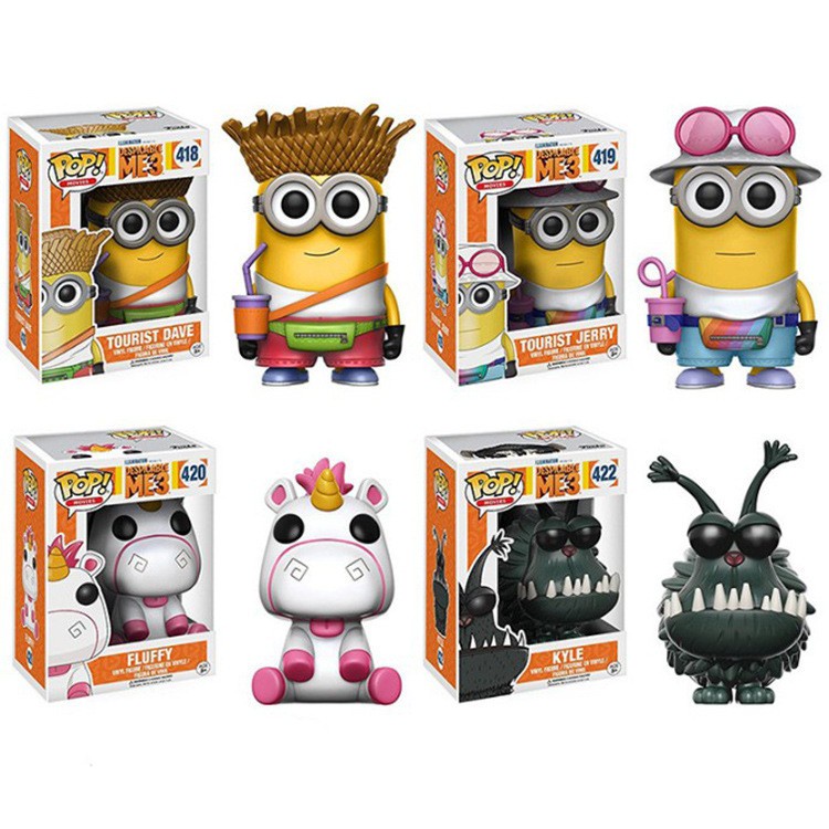 Funko POP Action Figure Despicable Me 3 Minions Untuk Hadiah Ulang Tahun Anak