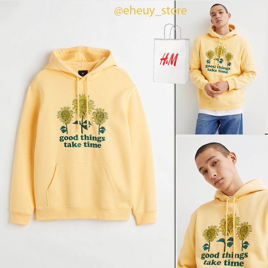 Hoodie H&amp;M SUNFLOWERS Good Things take me