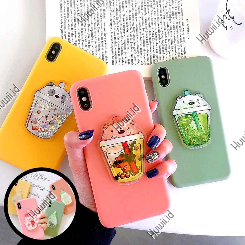 Soft Case 3D Karakter Glitter SAMSUNG A2 A3 A5 A6 A7 A8 A9 C8 Core Pro Plus Star 2015 2016 2017 2018