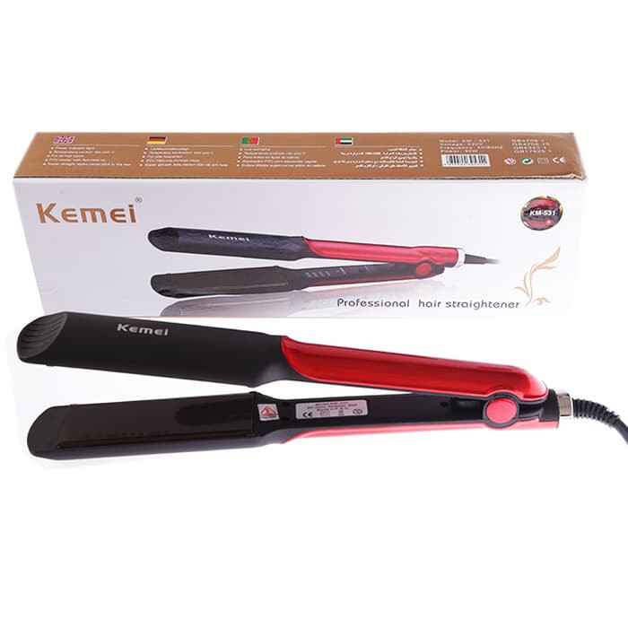 Catokan KEMEI KM 531 Catok rambut Lurus temperatur suhu