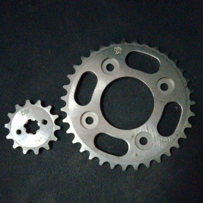 Gear Set depan+belakang Motor Honda karisma Blade Revo Supra x 125dd helm in Fit New Fi 125 Gir Spro