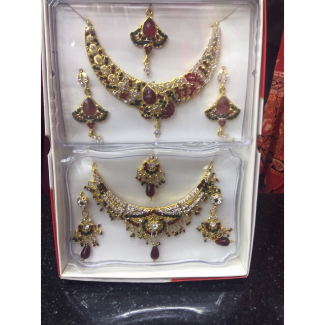 Aksesoris kalung anting dan tikaa india murah dewasa anak remaja